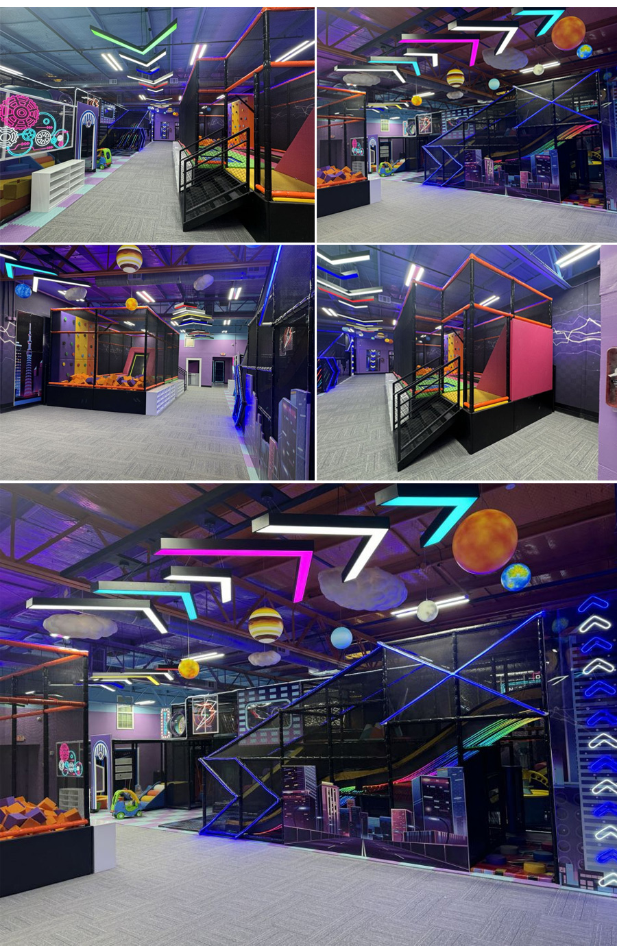ODM Neon Light Indoor Playground factory