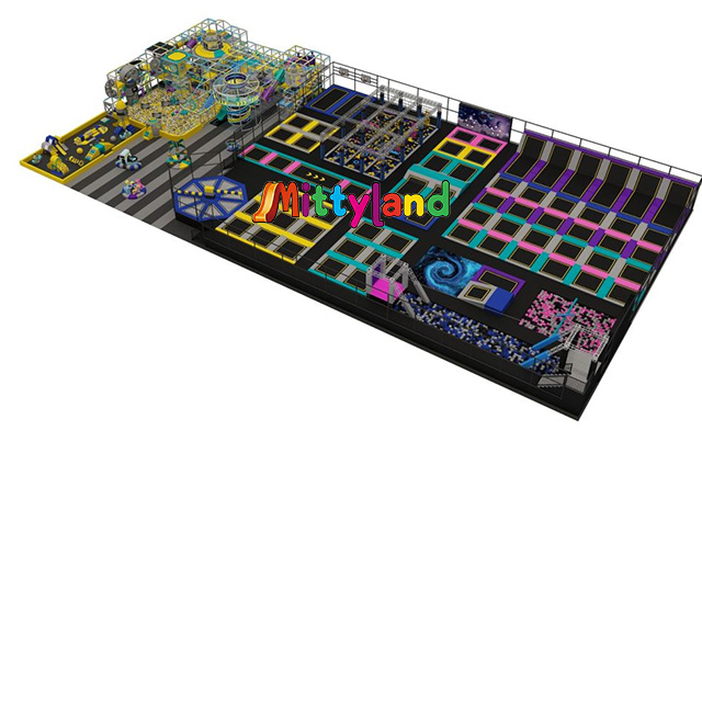 Mittyland A 1,530 Sqm Indoor Trampoline Park And Sports Playground Featuring Soft Foam Pits And Ball Pools, Located within A Market Shopping Center