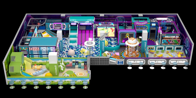 Commercial Indoor Kids Soft Playground