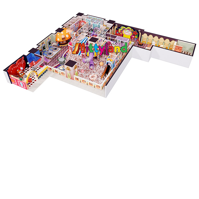 All-Ages Indoor Family Entertainment Center with Soft Play Equipment Cheerful Amusement Area for Kids and Adults