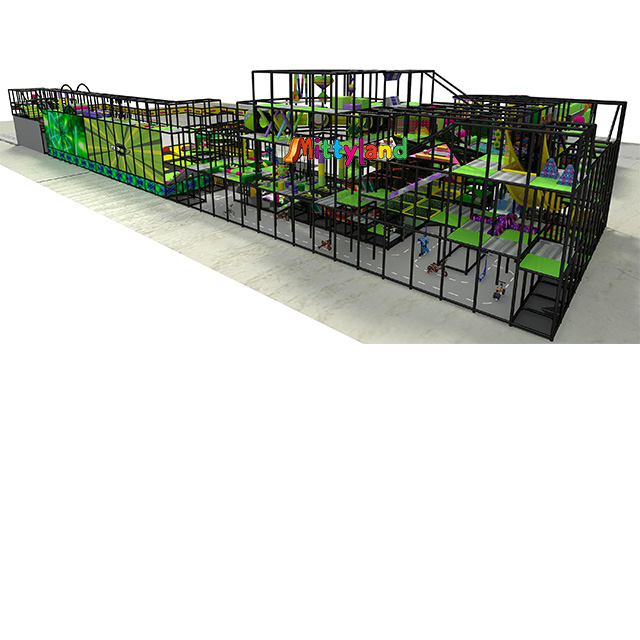 Certified Commercial Indoor Playground Equipment City Games with Trampoline China Manufacturer & Supplier
