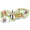 Hot Sale Simple Exercise Plastic Playing Outdoor Games Playground Equipment ,kids Net Rope Playground