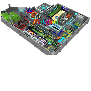 A 750 Sqm Extreme Sports Trampoline Park And High-quality Indoor Playground for Shopping Malls