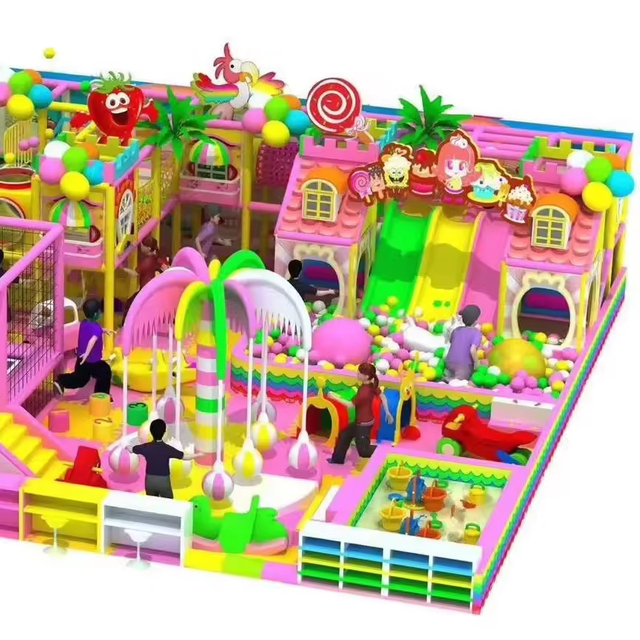 Happy Indoor Soft Play Equipment Kids Sports Playground Indoor Play Center for Children