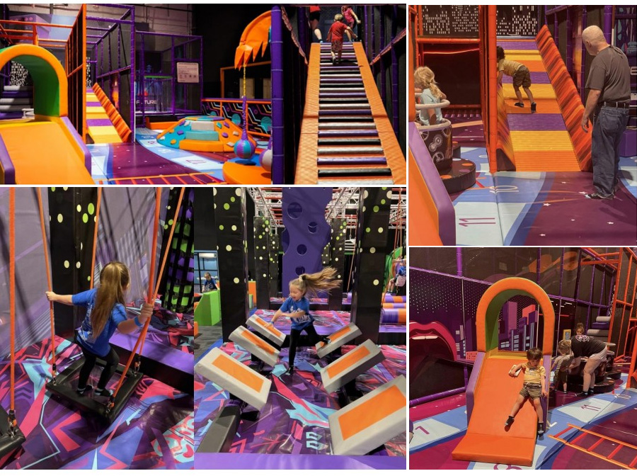 OEM Soft Play With Trampoline Park supplier