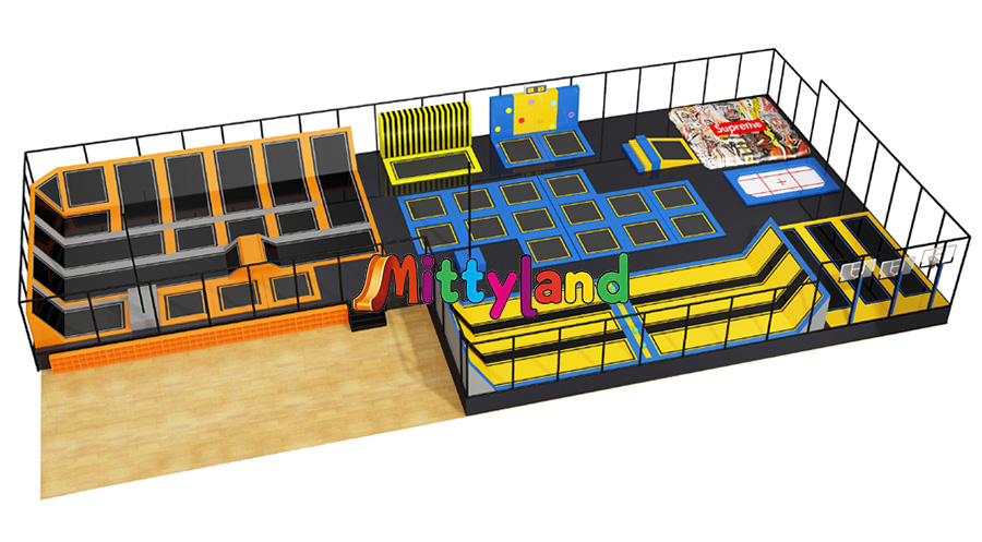 OEM indoor trampoline park manufacturer