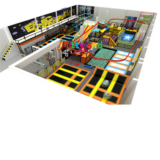 A 1,600 Sqm Indoor Extreme Sports Park Featuring A Trampoline Arena, Children's Playground, Adventure Course, Indoor Skydiving, And A Fitness Gym