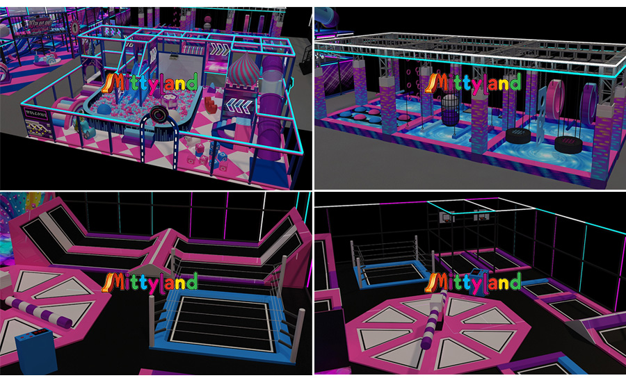 ODM New Trampoline Park Center factory