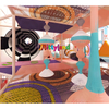 A 2,000㎡ Candy-Themed Indoor Children's Playground Featuring Giant Slides, Ball Pits, And Rubik's Cube-themed Climbing Walls