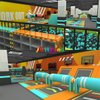 Mittyland 1000 sqm Commercial Indoor Competitive Trampoline Park with Foam Pit