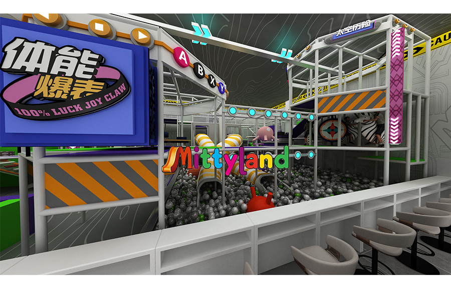 OEM Space-themed indoor playground bulk