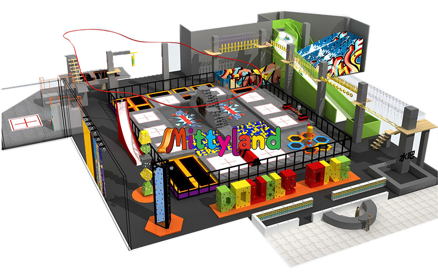 wholesale indoor trampoline park manufacturer