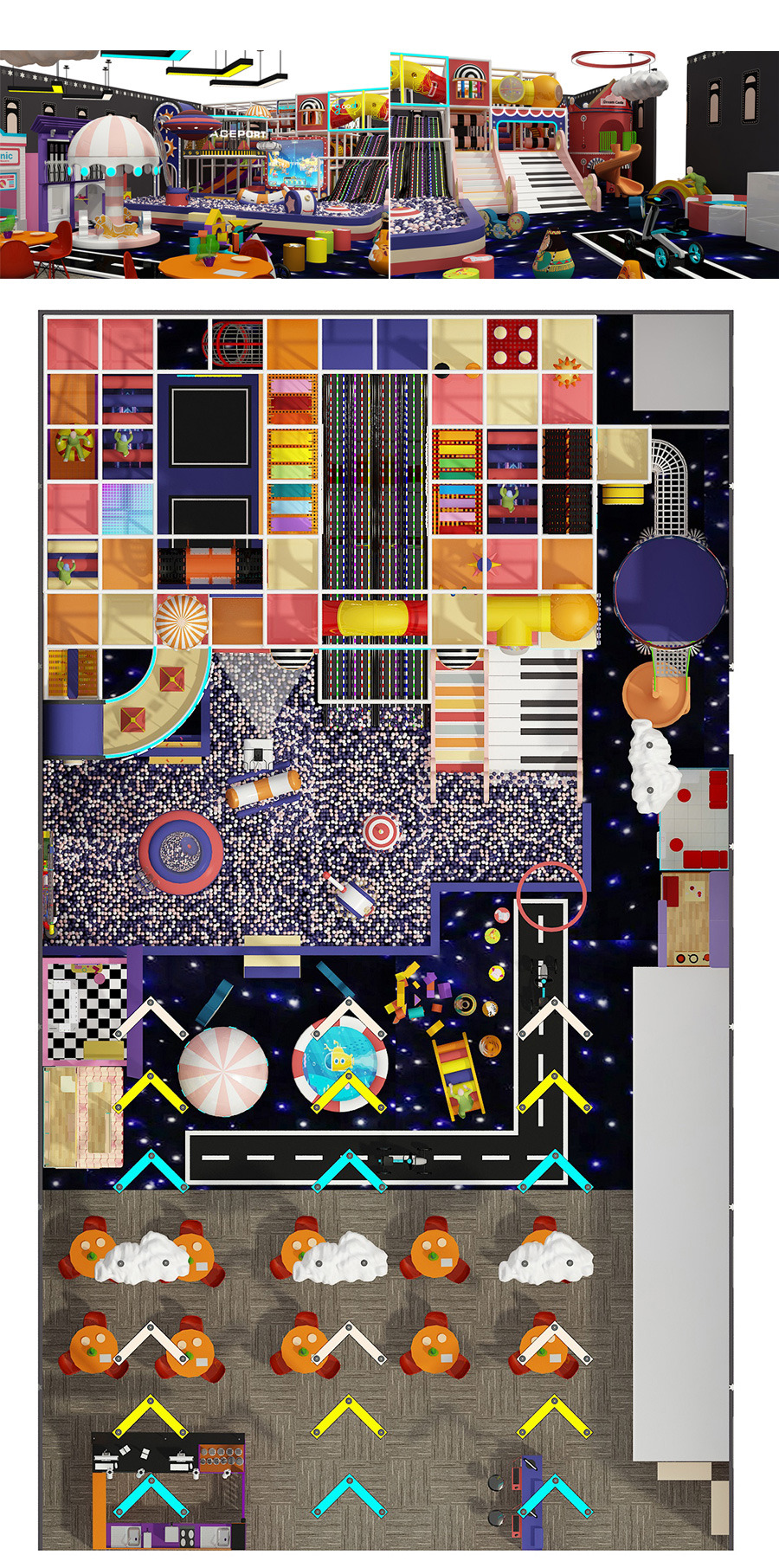 wholesale Neon Indoor Playground distributor