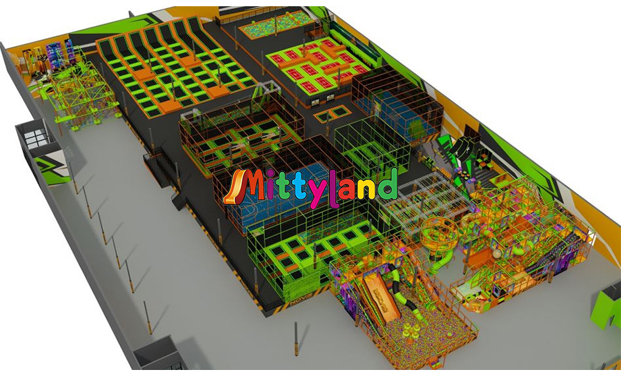 wholesale Super Larger Trampoline Park supplier