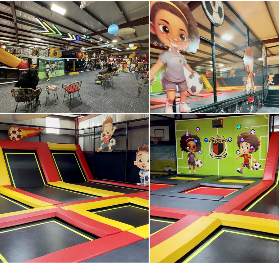 OEM indoor trampoline park manufacturer
