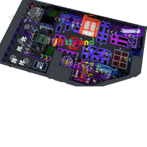 Mittyland A 1,760-square-meter Light Up Trampoline Park Equipped with A Ball Pit, Slides, And Climbing Walls