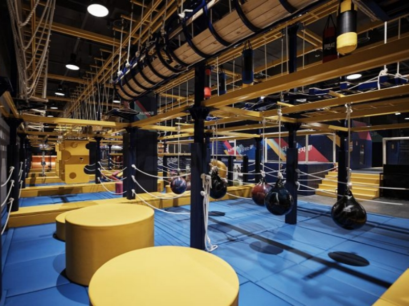 Trend of Ninja Obstacle Park in Gym