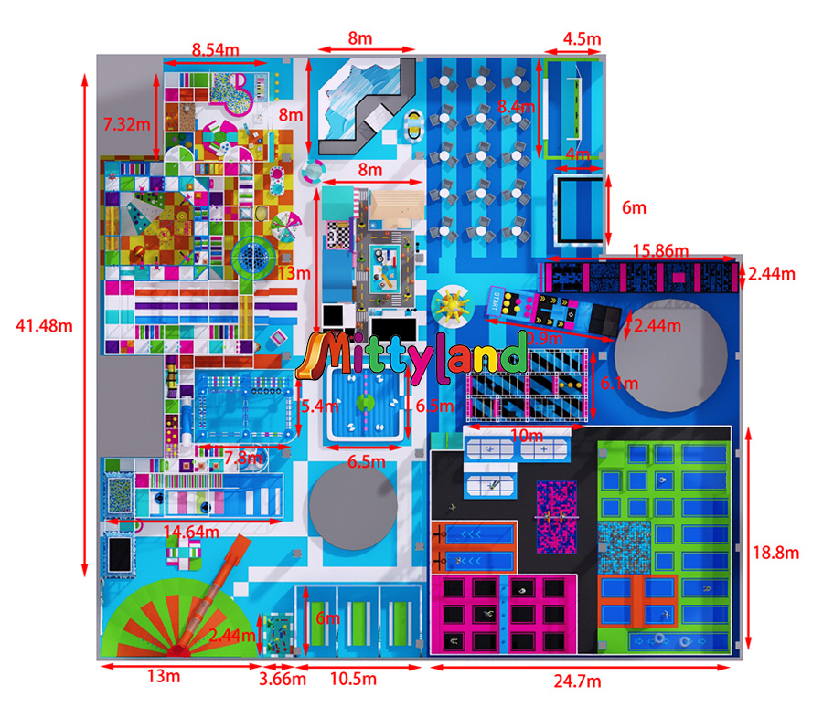 OEM indoor trampoline park manufacturer