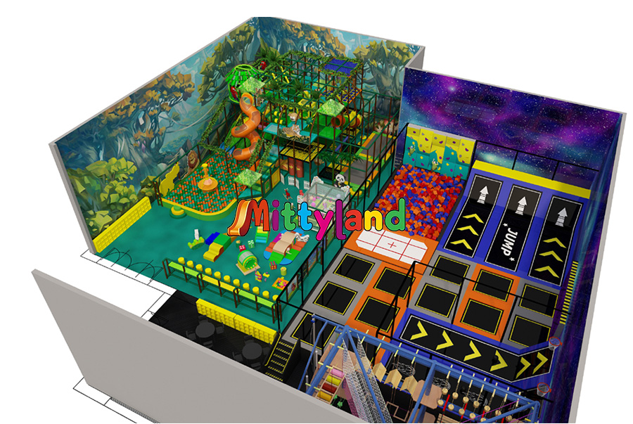 wholesale indoor trampoline park manufacturer