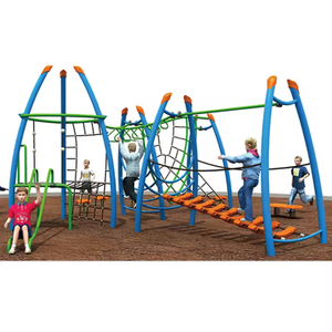 Hot Sale Simple Exercise Plastic Playing Outdoor Games Playground Equipment ,kids Net Rope Playground