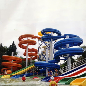 Water Park Slides Manufacturer Adult Commercial Water Park Tube Slide