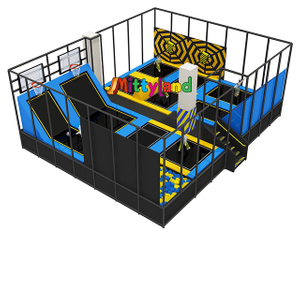 Mittyland Customized Commercial Family Sports Center: 88-Square-Meter Indoor Trampoline Park for Children