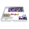  Indoor Trampoline Park: An Interactive Children's Commercial Sports Playground Featuring Slides