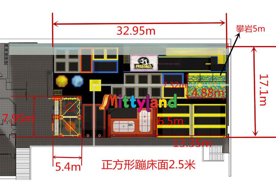 OEM indoor trampoline park manufacturer