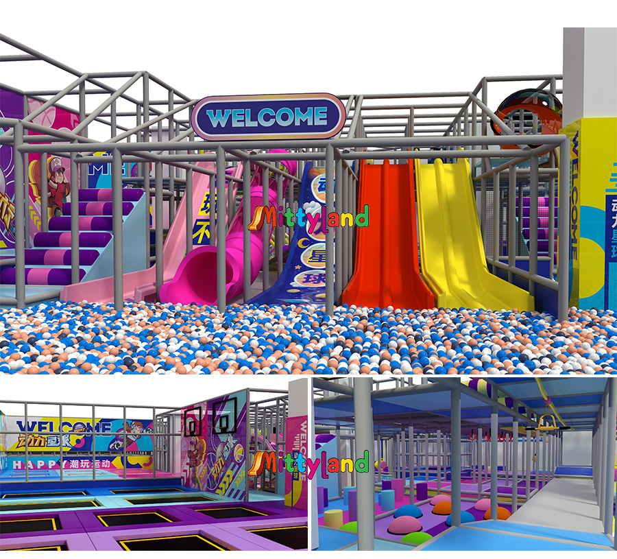 wholesale indoor trampoline park manufacturer
