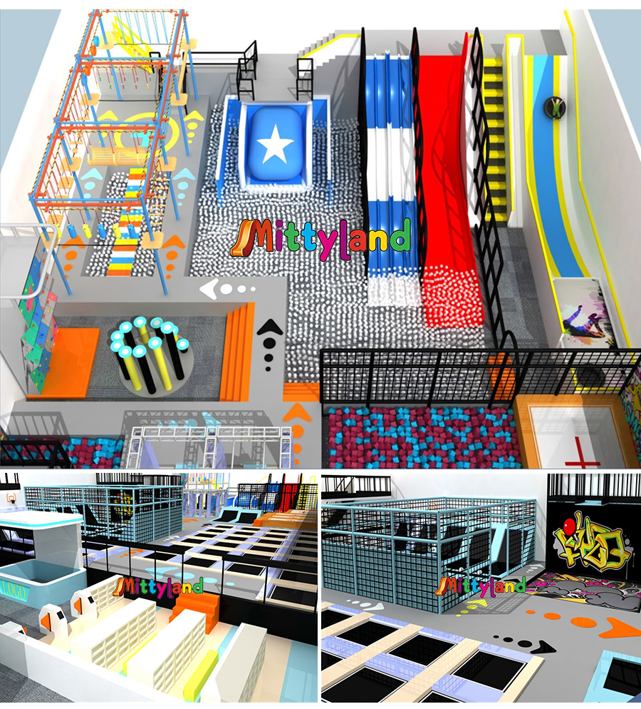 wholesale indoor trampoline park manufacturer