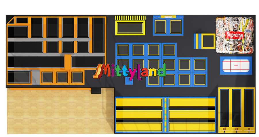 OEM indoor trampoline park manufacturer