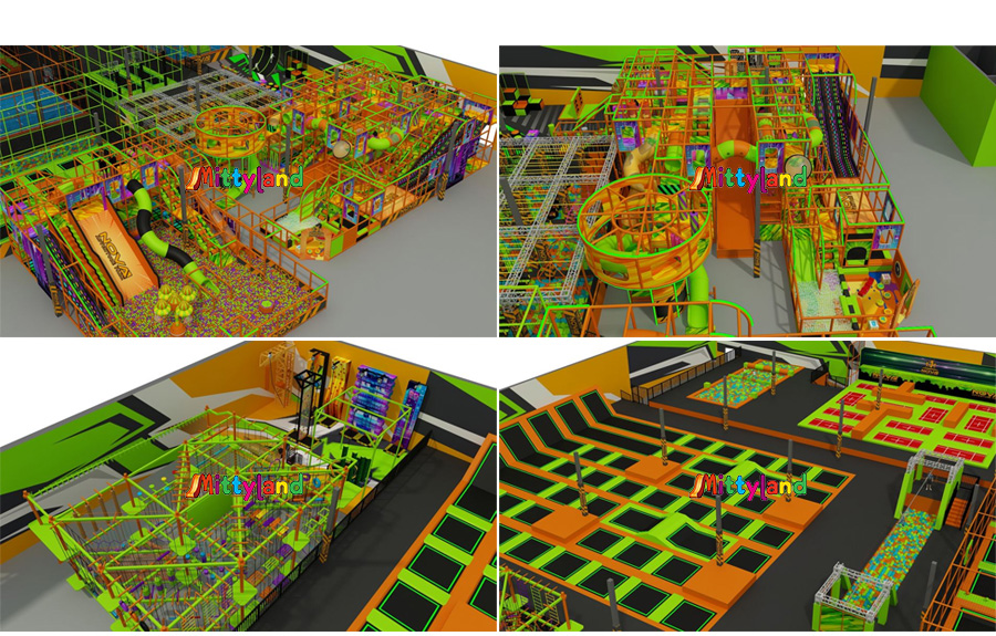 wholesale Super Larger Trampoline Park supplier