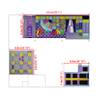  Indoor Trampoline Park: An Interactive Children's Commercial Sports Playground Featuring Slides