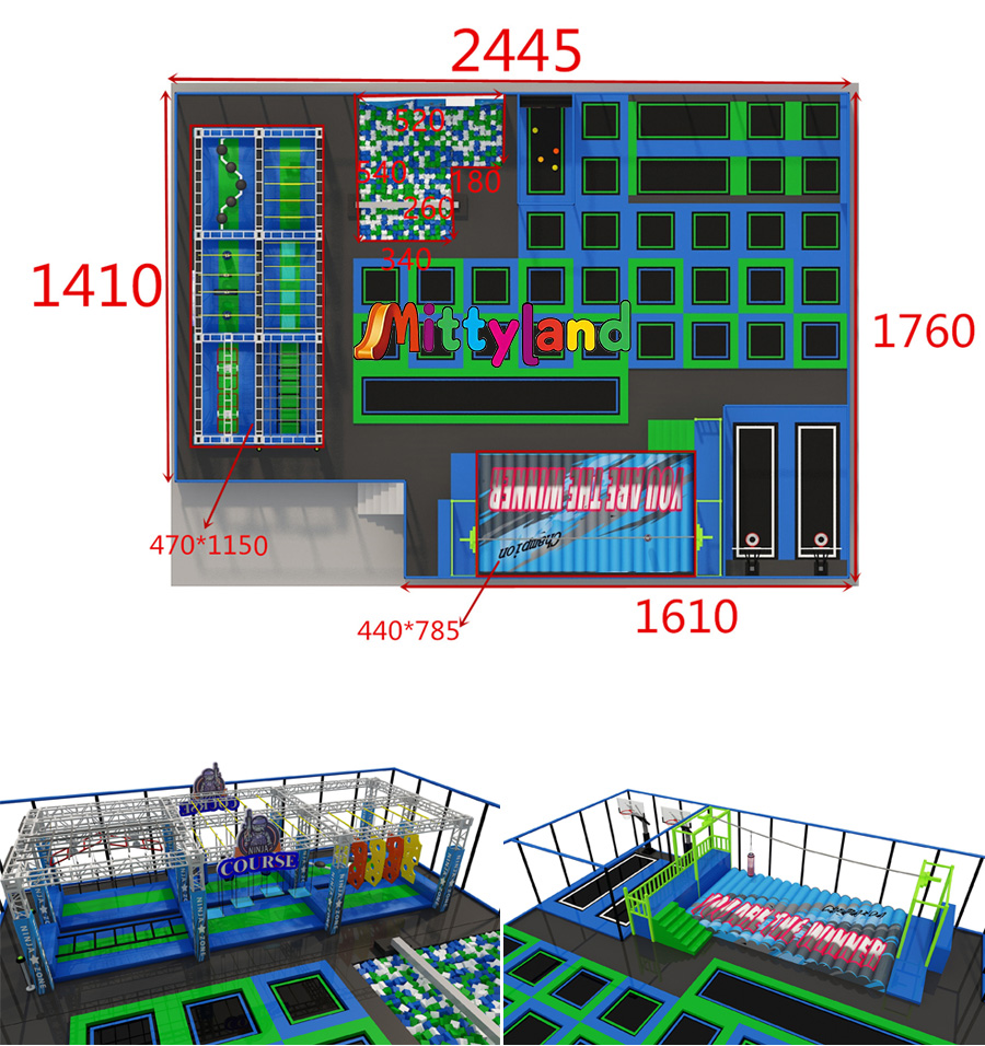 indoor trampoline park manufacturer