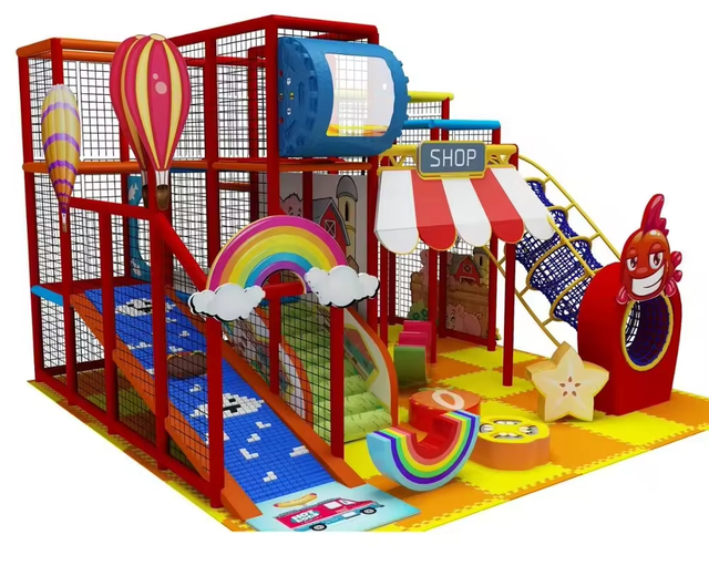 Cartoon Theme Small Mini Kids Soft Play Indoor Playground