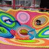 High Quality Custom Commercial Kids Climbing Safety Rainbow Net for Indoor Playground