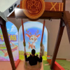 Interactive Projection Swing Game for Kids Indoor Playground - Motion Sensing Fun with Light & Sound Effects