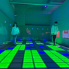 30x30cm Pixel Grid Active Interactive Dance Game Led Floor for Shopping Mall Team Building Escape Room with Metal Construction