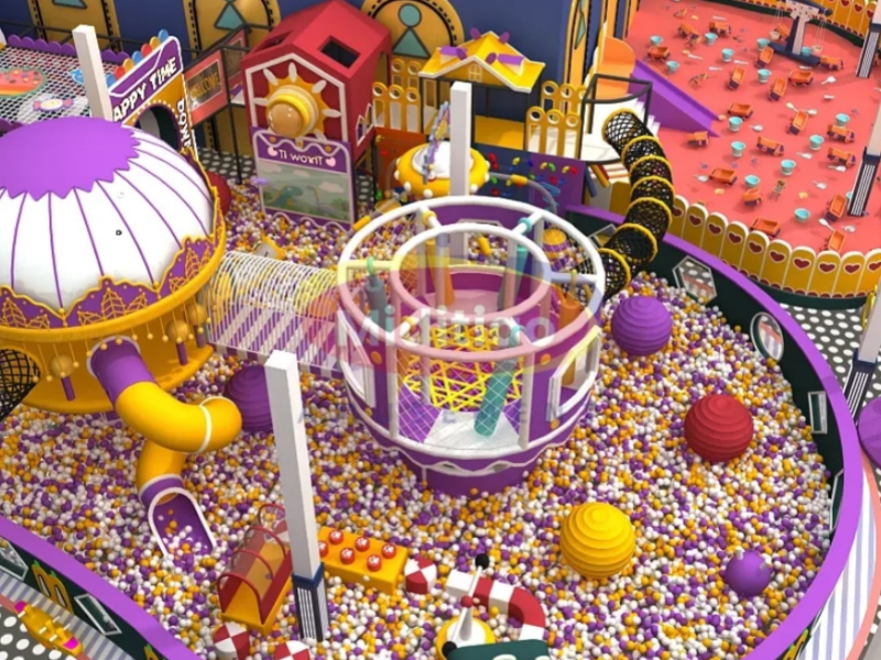 Case Study of The Fusion Design of Ninja Training Ground And Trampoline Park