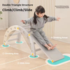 Foldable Triangle Set Toddler Climbing Toys 3-in-1 Indoor Toddler Climbing Toys Jungle Gym Playground Slide