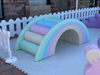 Custom Interesting Toddler Playground Indoor Pastel Foam Soft Play Blocks Rainbow Equipment Kids Birthday Party Soft Play Sets