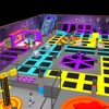 Customized Super-Large Indoor Trampoline Park for Adults Children Equipped Transparent Elastic Balls Devil Slides Electronics