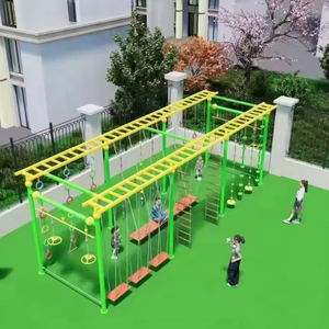 Parkour Truss Track Training Equipment Ninja Warrior Modern Pentathlon Obstacle Wheel Made of Durable Stainless Steel