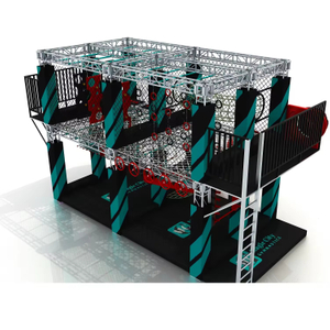 New Big Park Popular Ninja Obstacle Course for Kids And Adults Play Warriors