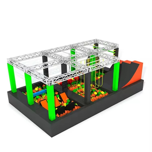 Children Play Structure Customized Parkour Indoor Playground Ninja Warrior Obstacle Course for Kids Ninja Courses