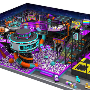 wholesale Fashion Neon Light Kids Indoor Playground warehouse