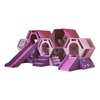 Customize Soft Package Coloful Honeycomb Slides Indoor Kids Soft Play Climber Sets Sense System Training Equipment for Home