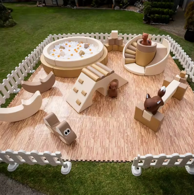 Happy Indoor Soft Play Equipment Kids Sports Playground Plastic Ball Pool for Children Amusement Park Style