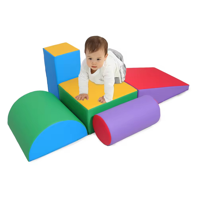 Hot Sale Lightweight Foam Building Equipment Set Kids Colorful Soft Play Climbing Blocks for Home & Amusement Park