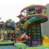 Colorful Sci Fi Indoor Playground Equipment for Kids Large Soft Play Center with Slides Climbing And Ball Pool